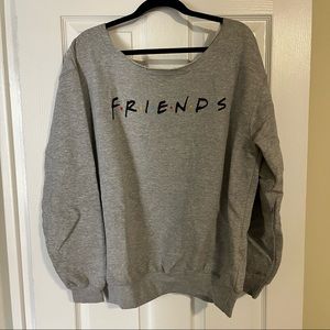 “Friends” Relaxed Fit Crewneck - Authentic Warner Brothers Licensed Merch